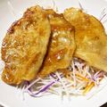 ★ゴンぎつね★'s cooksnap of when they made 豚ロースのにんにく焼き♪孤独のグルメ.