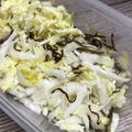 みりん調味料's cooksnap of when they made 簡単副菜♪「白菜の塩昆布漬け」.