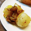 ばたみそーぱん☆'s cooksnap of when they made 鶏皮とジャガイモのハニーマスタード.