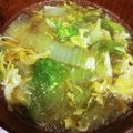 patepateco's cooksnap of when they made 【スープ *汁物】白菜のかき玉スープ.