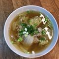 Ruriluru's cooksnap of when they made 白菜と豚肉だけのお味噌汁.