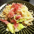 太巻きたまご's cooksnap of when they made 簡単キャベツと生ハムの絶品パスタ☆.