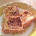 alohajake's cooksnap of when they made じゅわ〜っと幸せ♡簡単フレンチトースト.