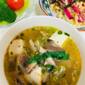 アップイエ's cooksnap of when they made 韓国風♪もやしと鯖缶の旨辛胡麻味噌スープ.