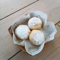 ひろ☆はる❇︎ママ's cooksnap of when they made レンジで簡単超速2分スノーボールクッキー.