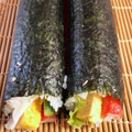 クックLCJQO8☆'s cooksnap of when they made 節分☆恵方巻き！簡単・太巻き！サラダ♪.