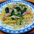 豆田茂夫's cooksnap of when they made ほうれん草のニンニクバターパスタ.