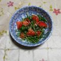 くネコまろす's cooksnap of when they made おかひじきとトマトのサラダ.