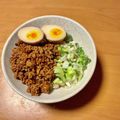 さすらい's cooksnap of when they made カサ増し！えのきたっぷり肉味噌丼♡.