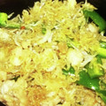 オカム66's cooksnap of when they made ピーマンと豚肉のしらす炒め.