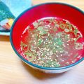 プー♡'s cooksnap of when they made ☆お湯を注ぐだけ！とろろ昆布のすまし汁♪.