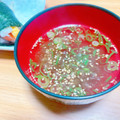 プー♡'s cooksnap of when they made ☆お湯を注ぐだけ！とろろ昆布のすまし汁♪.