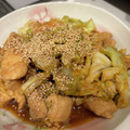 ぱぴぷゆい's cooksnap of when they made 鶏むね肉とキャベツの手羽先風甘辛炒め.