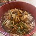 ☆iwack☆'s cooksnap of when they made めんつゆ・山菜水煮 で 簡単山菜そば.