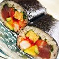 さんさい's cooksnap of when they made 海鮮恵方巻き.