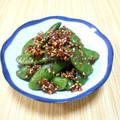 ＠迷子＠'s cooksnap of when they made 簡単すぎる♪スナップえんどうのおかか和え.