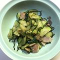pakoyoko♪'s cooksnap of when they made ズッキーニとベーコン塩昆布炒め。お弁当に.