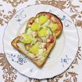 コムギ大好き's cooksnap of when they made 手軽に作れる【ケチャマヨピザトースト】.