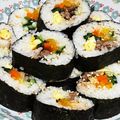 ゴロゴロにゃーちゃん's cooksnap of when they made 寿司屋女将が作る韓国のり巻【キンパ】.