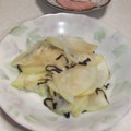 きらり流れ星's cooksnap of when they made 冬大根＋塩昆布の旨味☆簡単☆レンジで煮物.