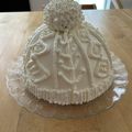 makikost's cooksnap of when they made ニット帽ケーキ(ドームケーキ).