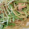 へのへのもへの's cooksnap of when they made 鶏肉と水菜のレモンバター醤油スパゲティ.