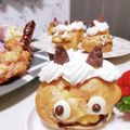 ♡ひぃらぃ♡'s cooksnap of when they made 節分に！鬼さんのシュークリーム。.