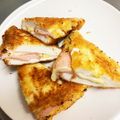 メイプルママ☆'s cooksnap of when they made はんぺんの揚げ焼き ♪ハム&チーズin.