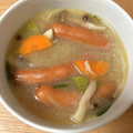 ちゃーりーWKY's cooksnap of when they made ☆ソーセージと野菜のお味噌汁☆.