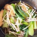 ＊まり1225＊'s cooksnap of when they made 青梗菜と油揚げの煮浸し.
