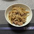 ゆーやん_922's cooksnap of when they made ささっと一品！肉ごぼう.