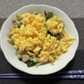 ゆーやん_922's cooksnap of when they made ニラ卵豚もやしポン酢炒め♪.