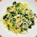 クックY08S17☆'s cooksnap of when they made 簡単☆ほうれん草としめじの和風パスタ.