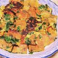 はぴすけ's cooksnap of when they made 野菜完食！子供喜ぶ パリパリチーズチヂミ.
