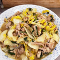 ミアンミアン's cooksnap of when they made 豚こまと白菜とニラの中華炒め.