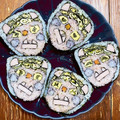 akmac's cooksnap of when they made 節分飾り巻き寿司・恵方巻き・鬼.