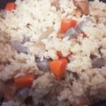 あい♪らんど's cooksnap of when they made 余りおでんつゆで！！炊き込みご飯♪.
