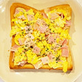 sara0802's cooksnap of when they made とろ～り卵とハムのトースト.
