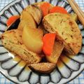 在宅勤務のおじさん's cooksnap of when they made 圧力鍋で大根とがんもの炊いたん☆.