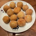 mocoにゃ♪'s cooksnap of when they made もちもちさつまいもドーナツ.