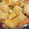 Faiza's cooksnap of when they made 作り置きに！焼き鮭ハラスのじゃがバター.