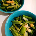 つよまり's cooksnap of when they made お弁当にも！小松菜と油揚げの塩炒め.