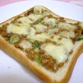 __puririn's cooksnap of when they made 納豆＆ねぎマヨチーズトースト.