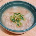 おしゃぶ's cooksnap of when they made 焼きカブと鶏ひき肉の和風とろみスープ.