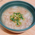 おしゃぶ's cooksnap of when they made 焼きカブと鶏ひき肉の和風とろみスープ.