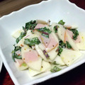 古賀竜一's cooksnap of when they made 簡単あともう一品☆かぶとハムのサラダ.