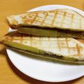 柊＿＿'s cooksnap of when they made サツマイモとあんことバターのホットサンド.
