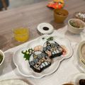 たべものにっき　tabemono's cooksnap of when they made 恵方巻き＊鬼の飾り巻き寿司.