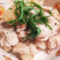 ななみん ママ★★'s cooksnap of when they made 豚と長芋のソテー梅ガーリックソース.