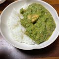 みけねこ十's cooksnap of when they made ほうれん草カレー（インド・サグカレー）.